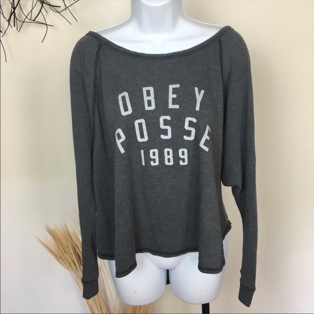 Vintage OBEY  NO 89 sweater. Large. Obey posse